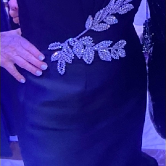 Frascara gown. Sz 12 black - Picture 2 of 3